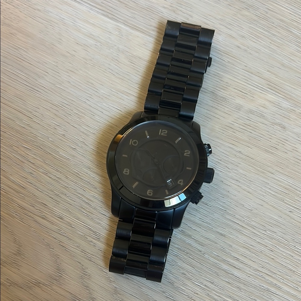 Michael Kors Dark Tone Chronograph Watch - Picture 2 of 4